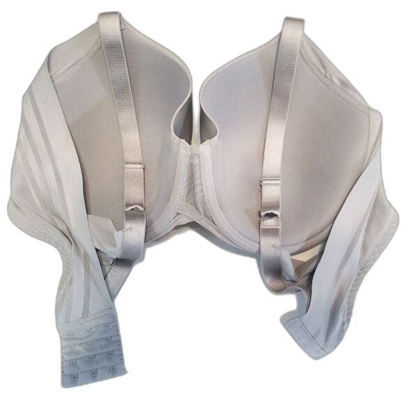 Paramour Grey Satin Mesh Seamless Underwired Bra 42DD - Picture 7 of 9